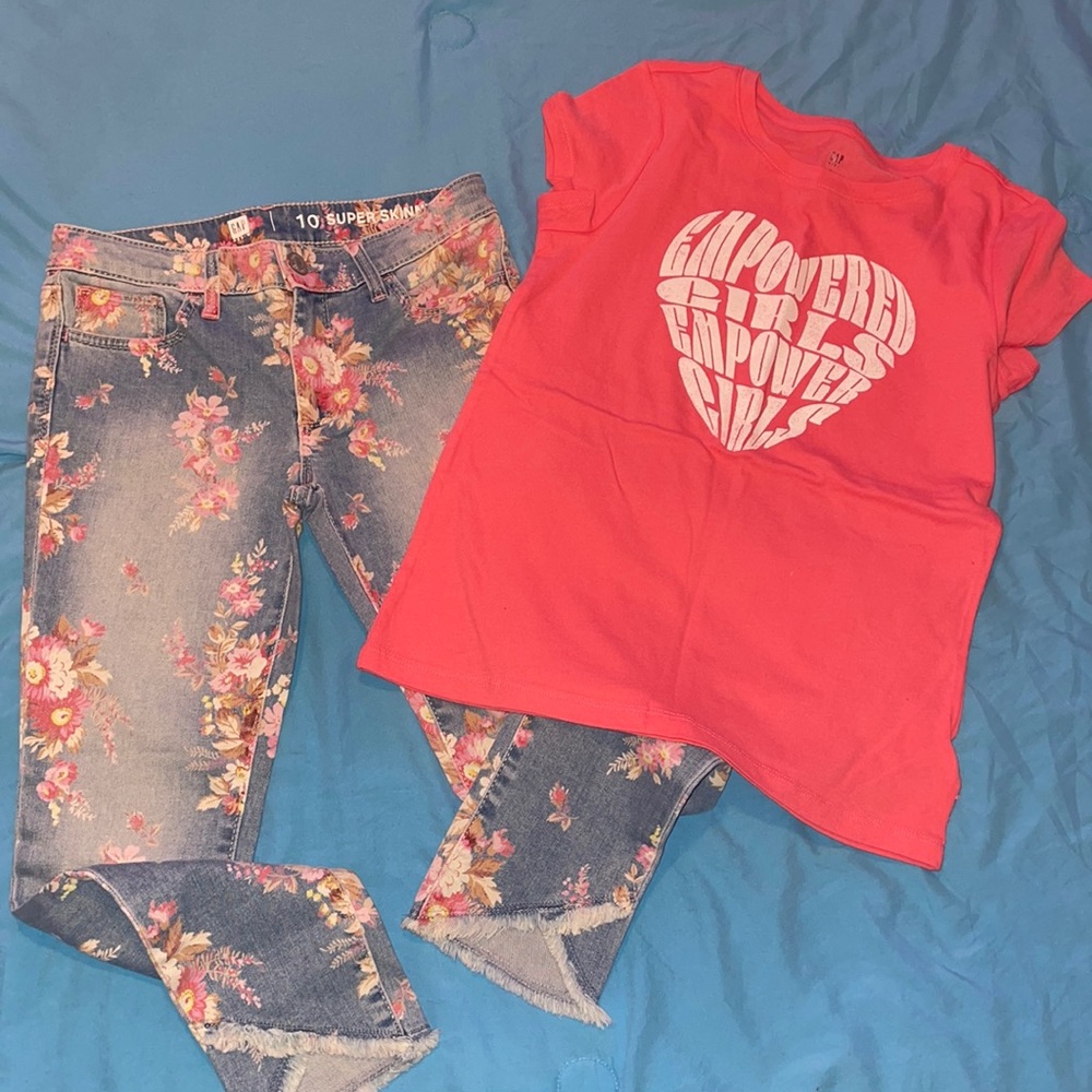 Girls Gap Jenas & Top